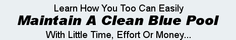 Maintain A Clean Blue Pool